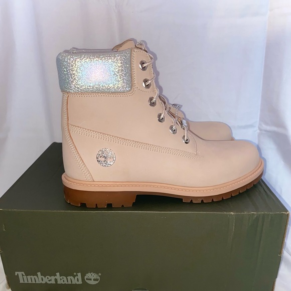 Timberland Heritage 6 in waterproof boot light pink - Picture 2 of 7